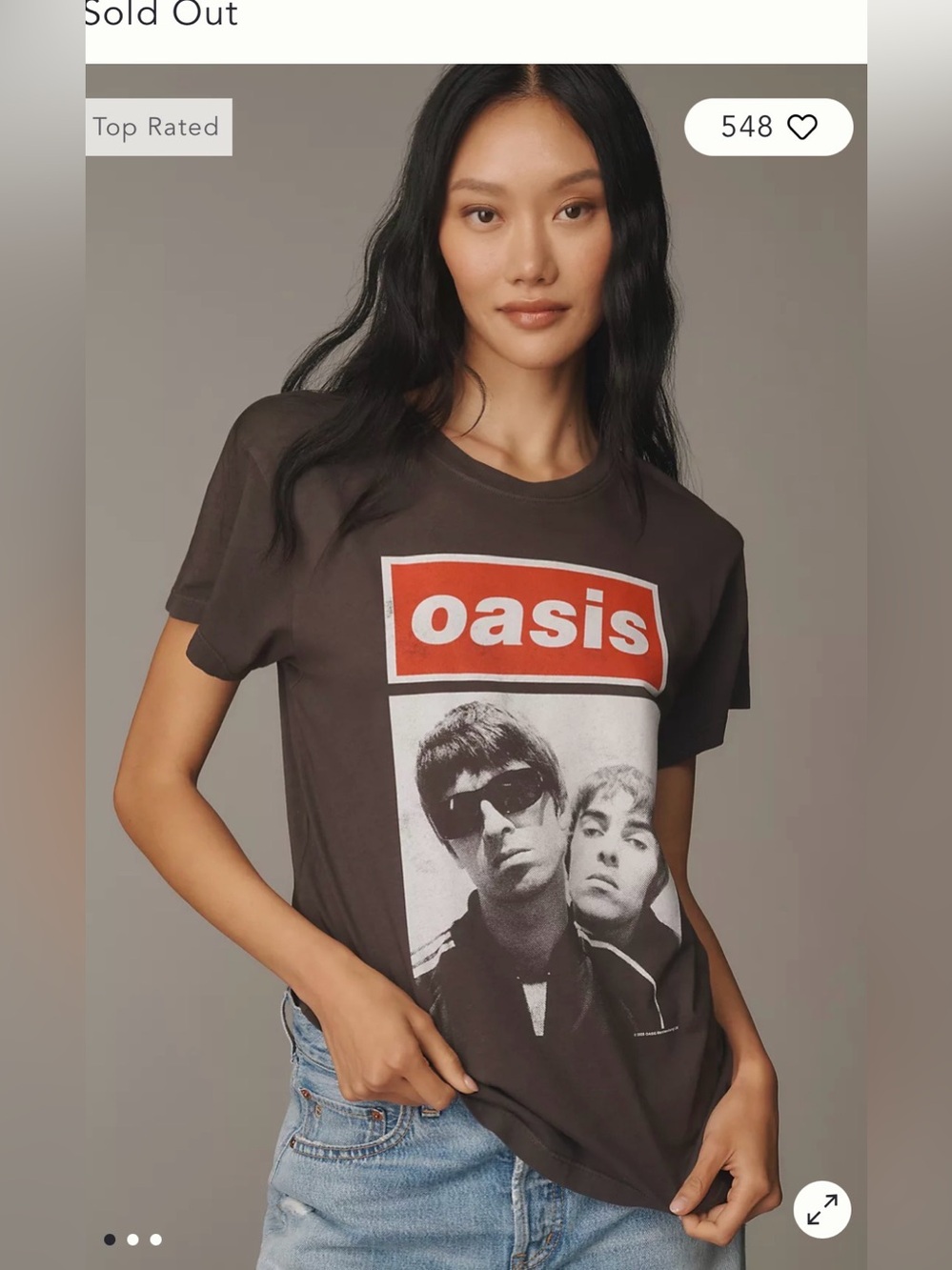 Anthropologie Letluv Oasis Band Tee nwt small